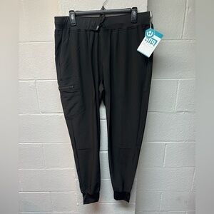 309 Black Scrub Jogger Pants